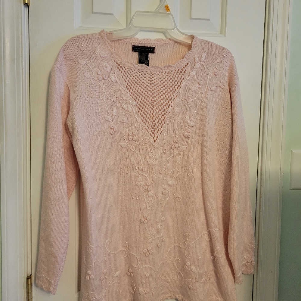 Yarnworks Pink Medium Sweater